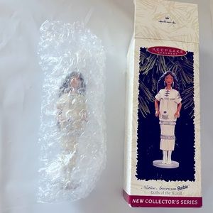 Native American barbie ornament